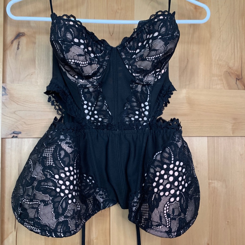 Victoria’s Secret lingerie top with peplum
